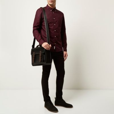 Black classic satchel bag